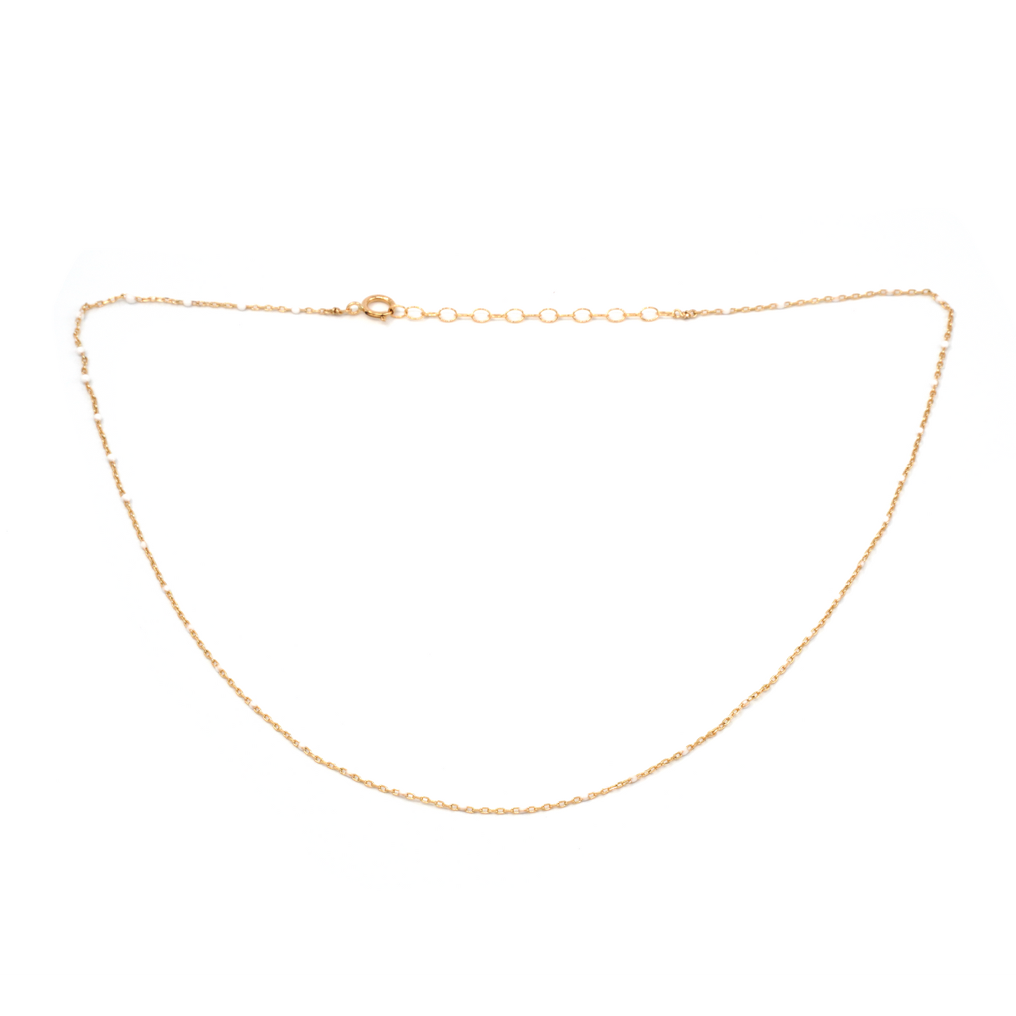 Enamel & Gold Necklace