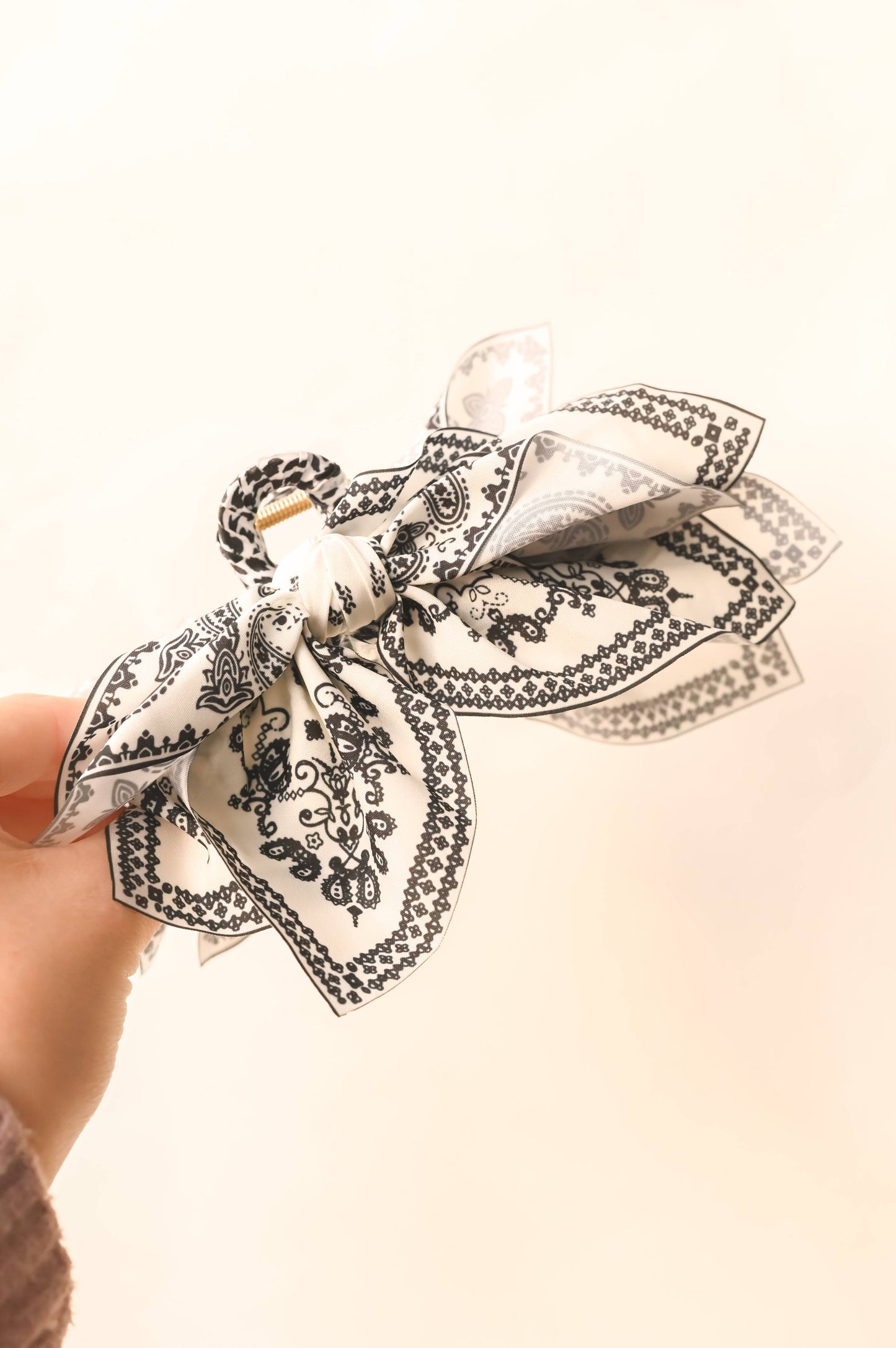 Paisley Loop Claw Clip