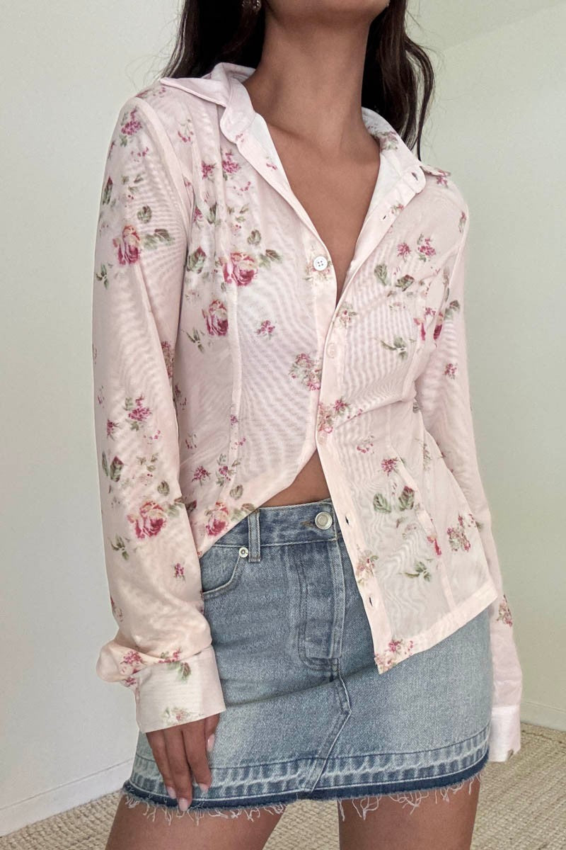 Flor Button Up