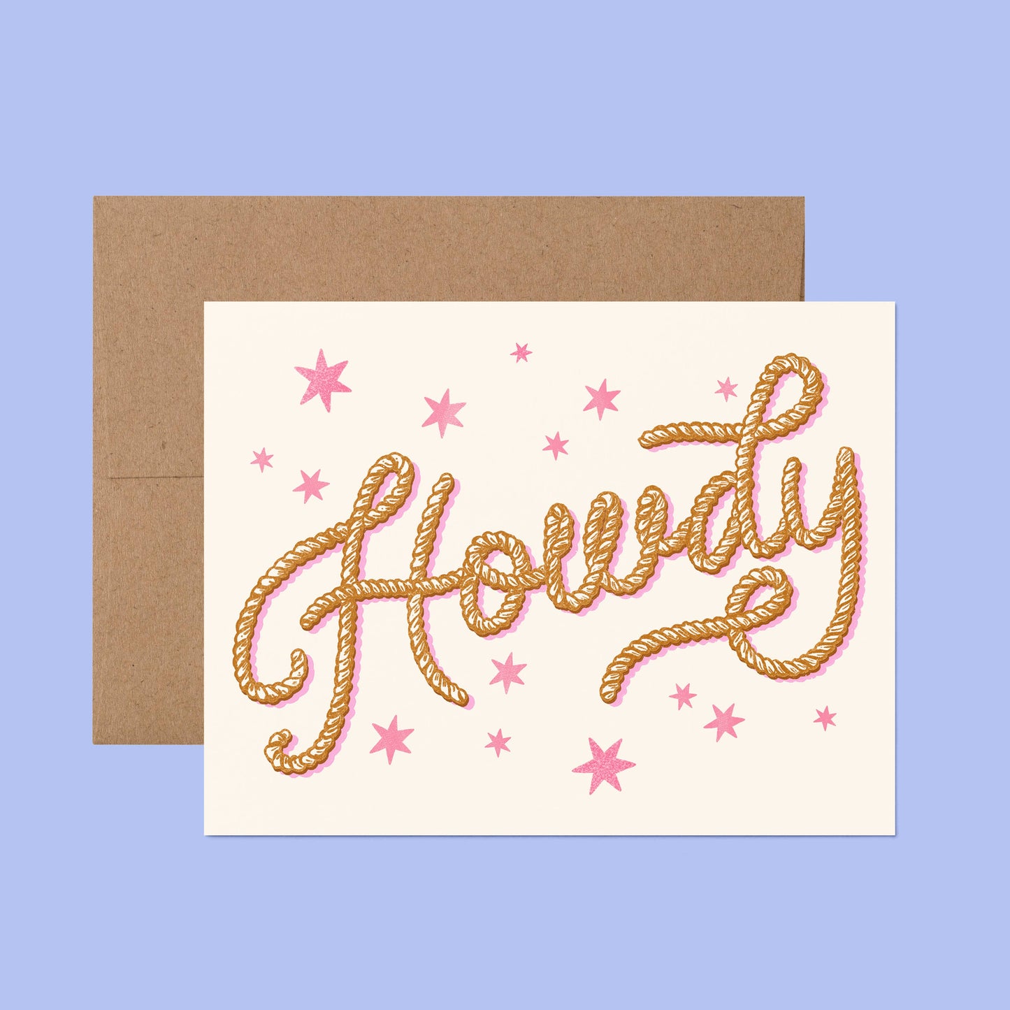 Howdy - Cowgirl Greeting Card