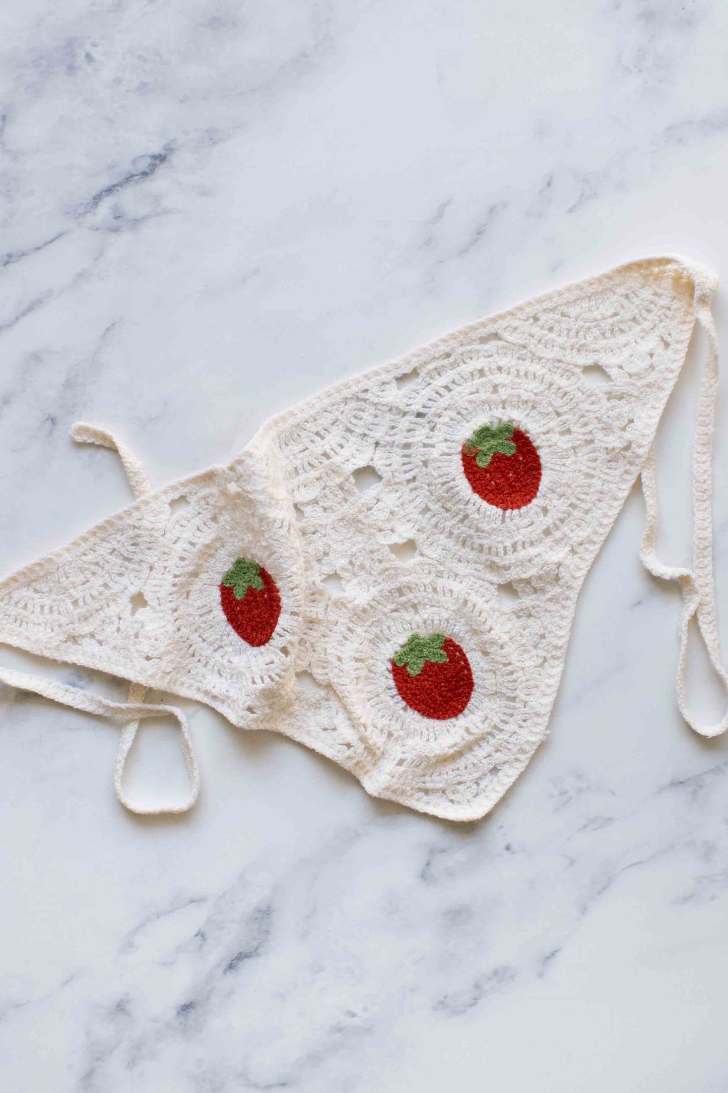 Crochet Triangle Headscarf