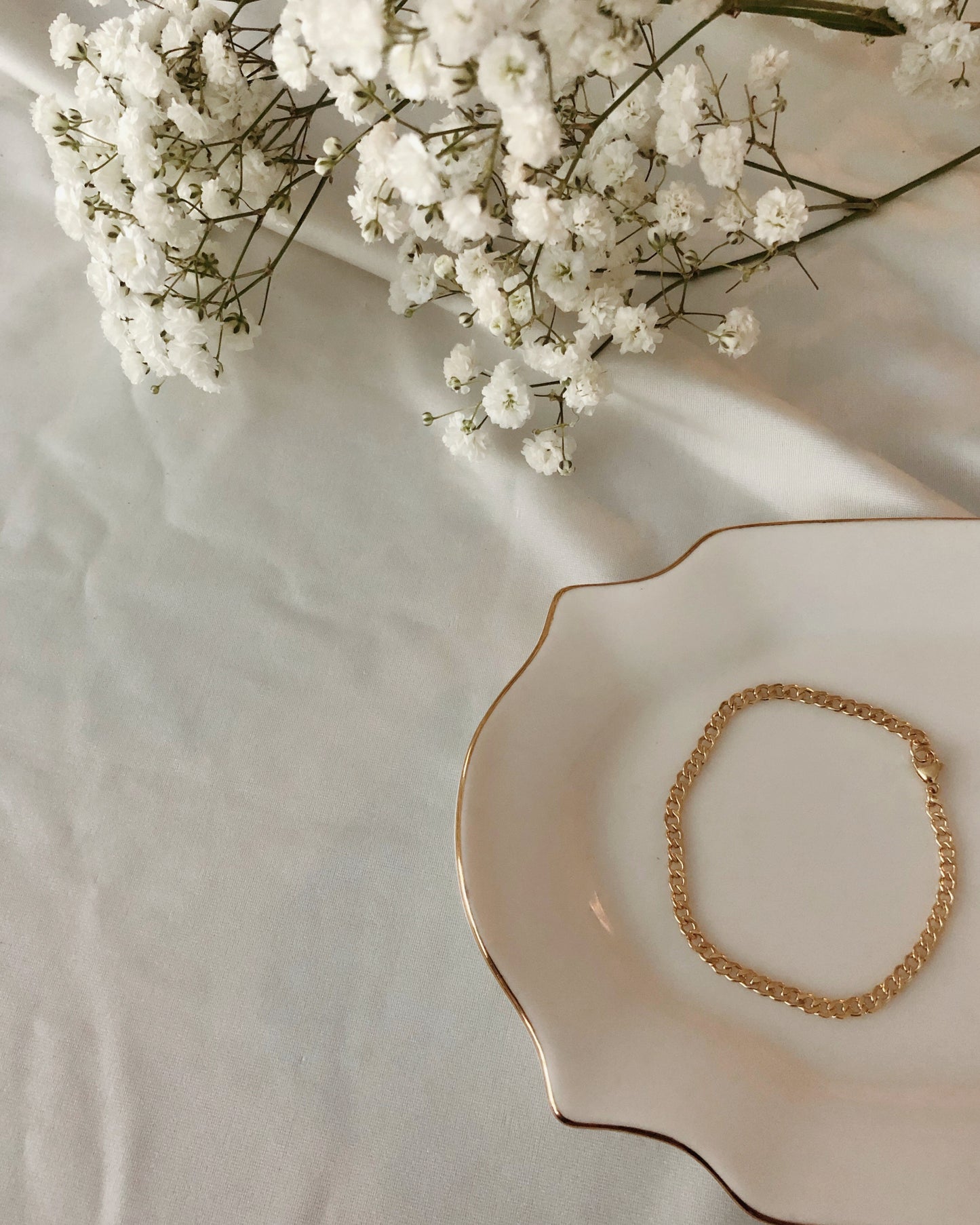 Flat Cuban Chain Bracelet