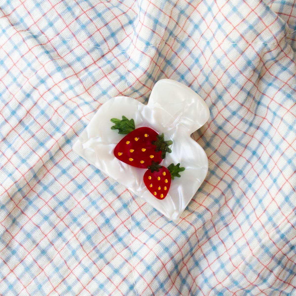 Strawberry Farm Hair Clip