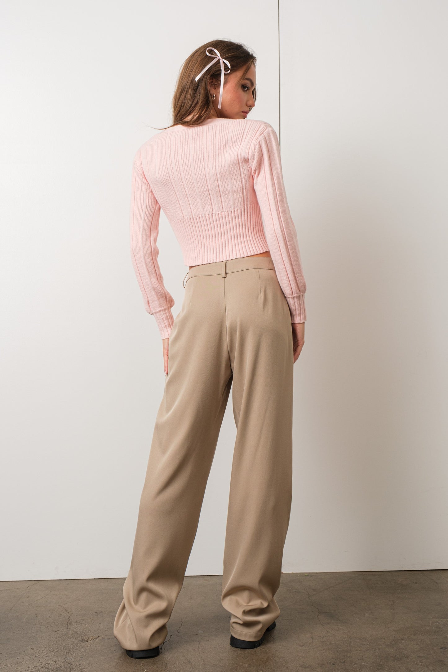 Make Me Blush Cropped Cardigan