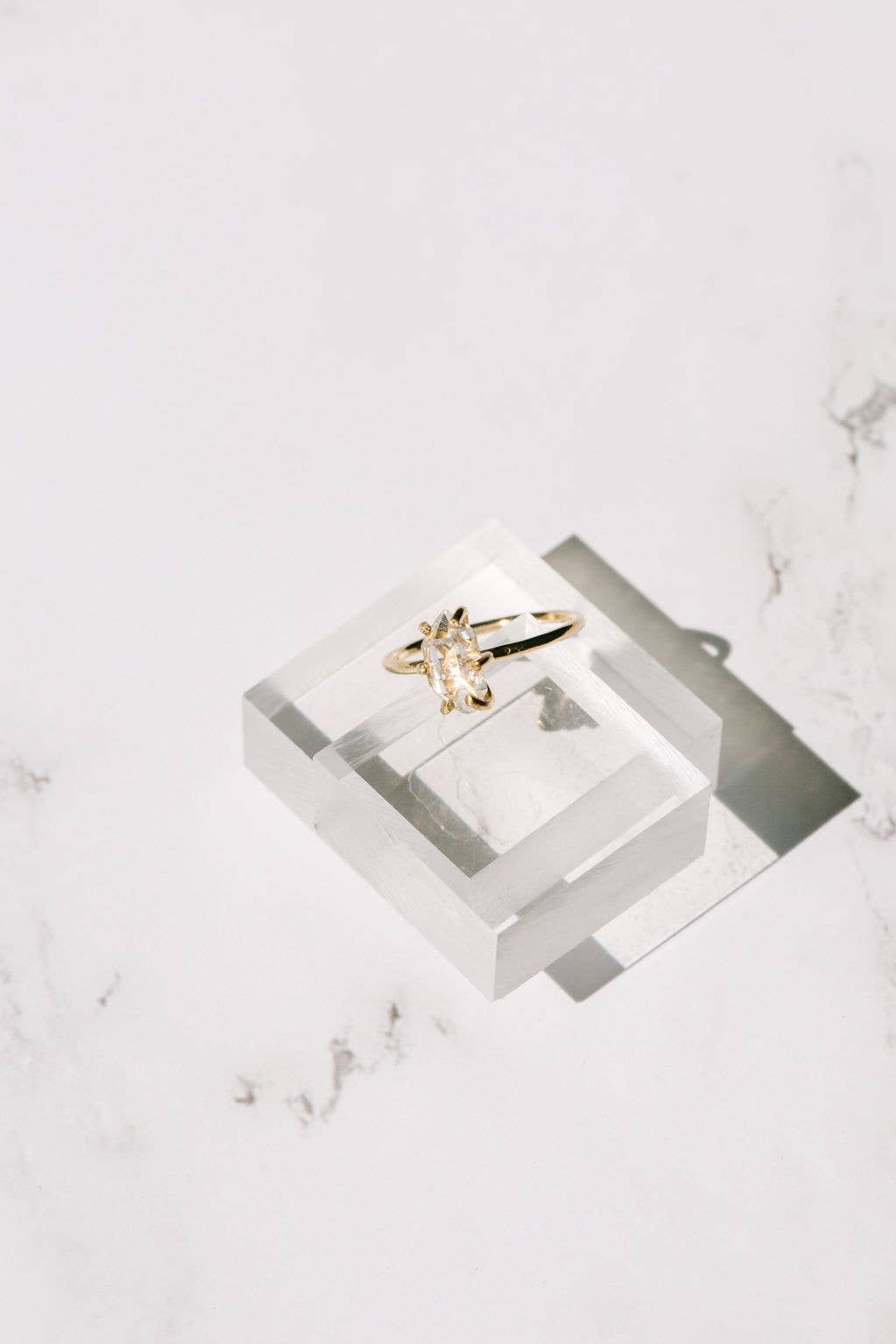 Heiress Herkimer Diamond Ring