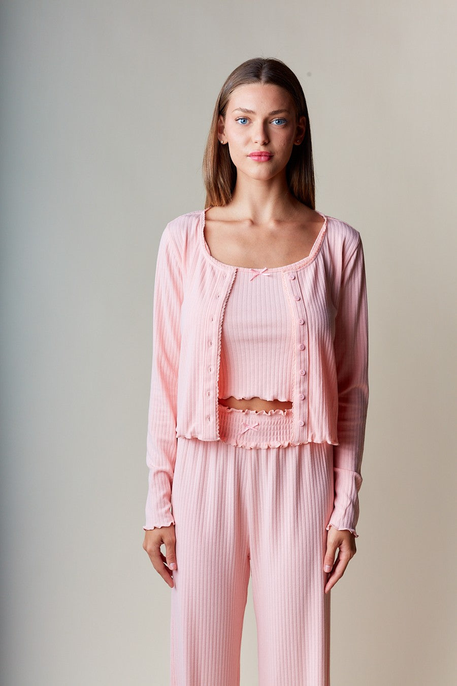 Polly Pointelle PJ/Lounge Set