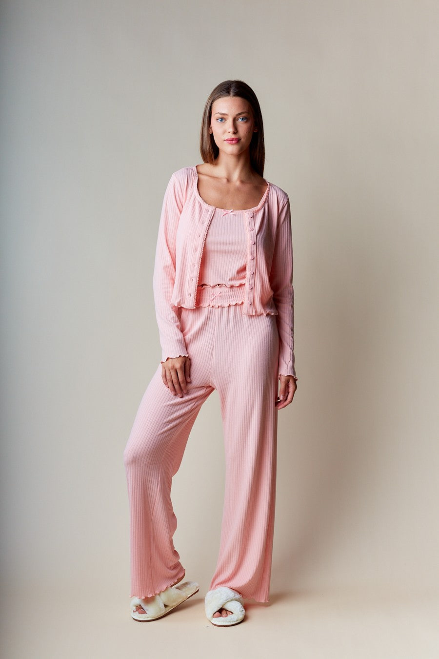 Polly Pointelle PJ/Lounge Set