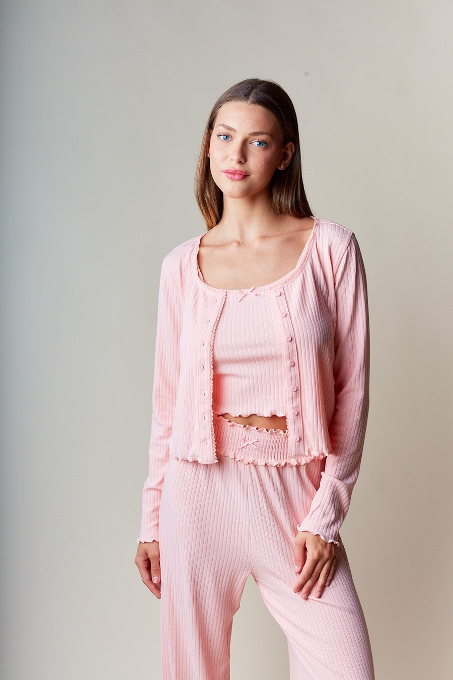 Polly Pointelle PJ/Lounge Set