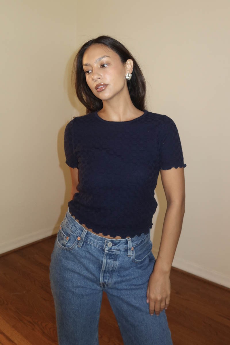 Blackberry Tee & Cardi Set