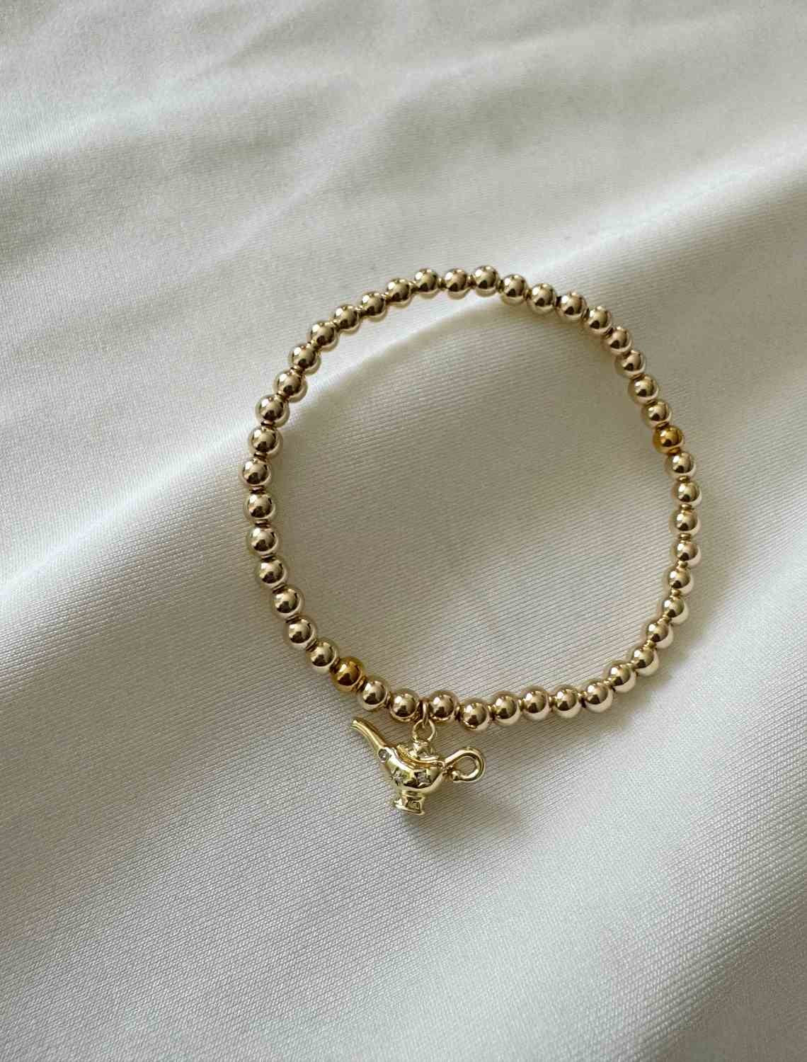 Genie Lamp Bead Bracelet