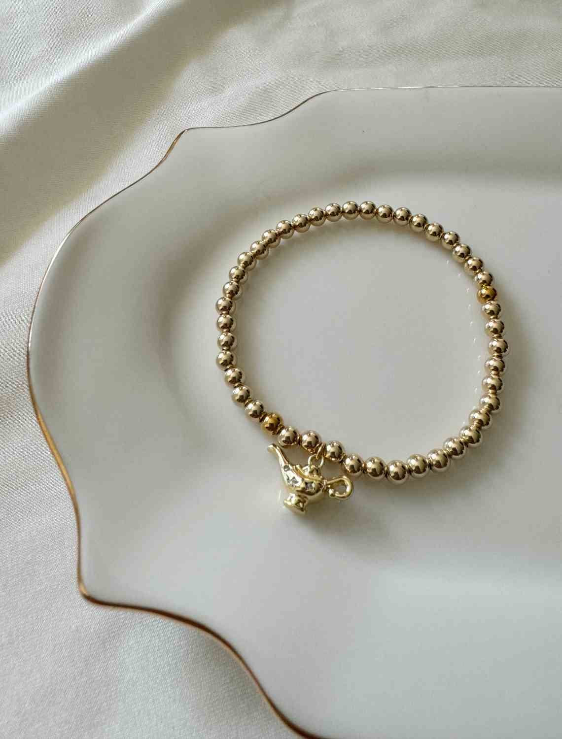 Genie Lamp Bead Bracelet