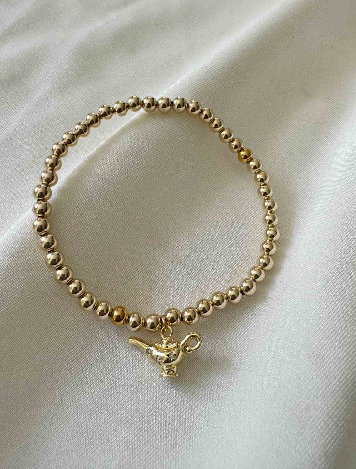 Genie Lamp Bead Bracelet