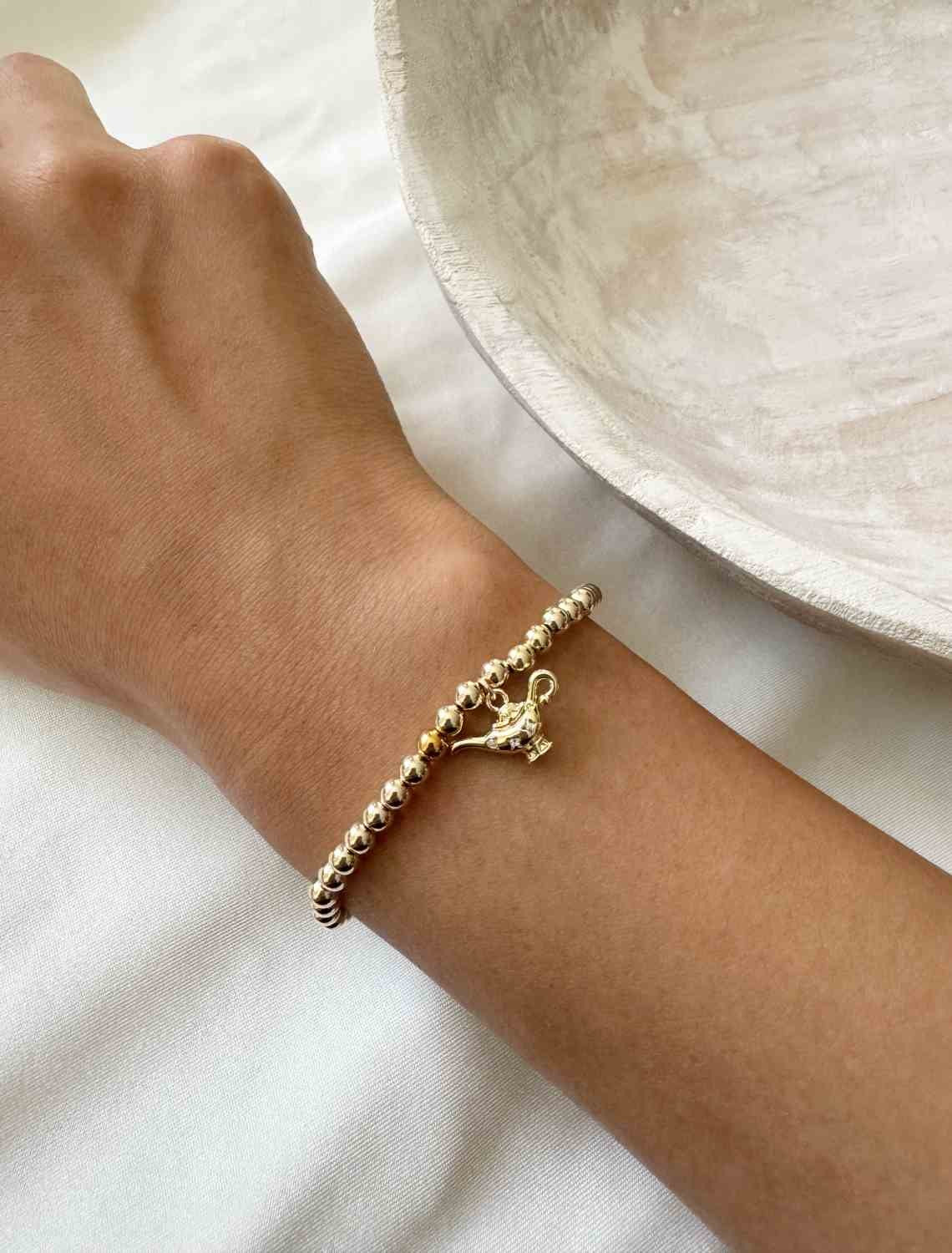 Genie Lamp Bead Bracelet