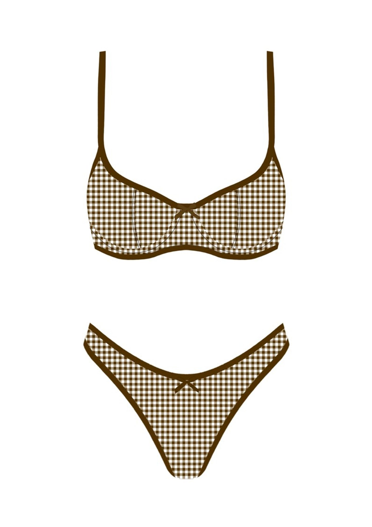 Arlo Gingham Bikini | Cafe