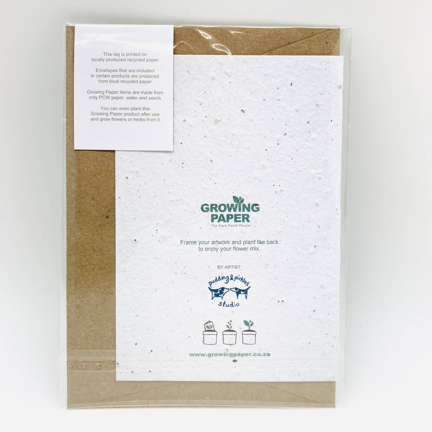 Pollinators | Growing Paper Greeting Card