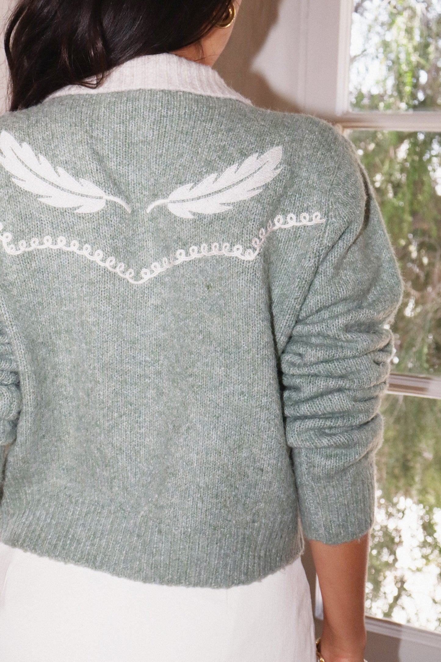 Winona Feather Cardigan
