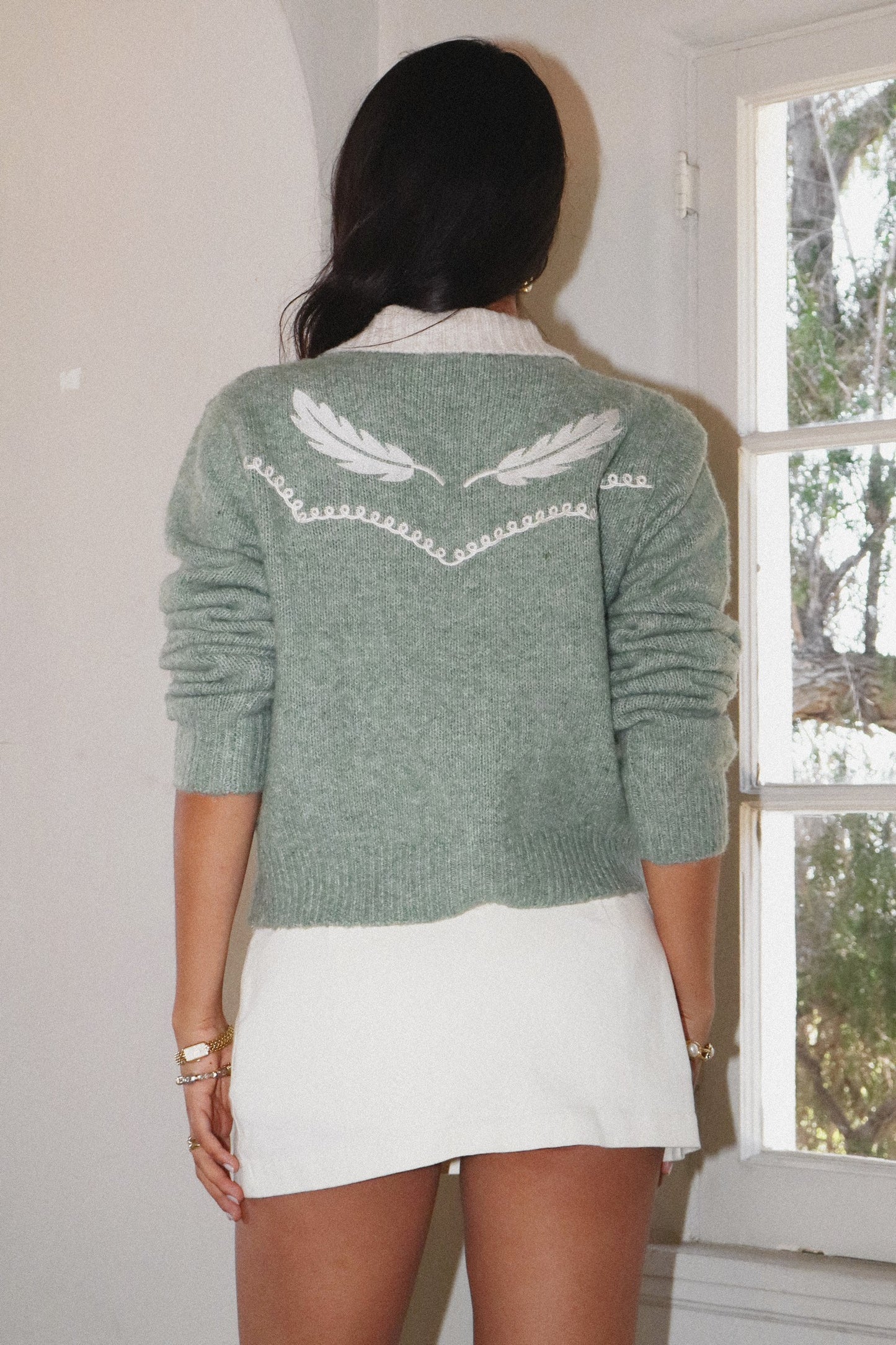 Winona Feather Cardigan