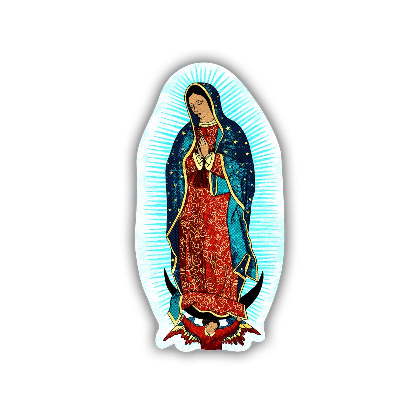 Mexican Virgen De Guadalupe | Vinyl Sticker