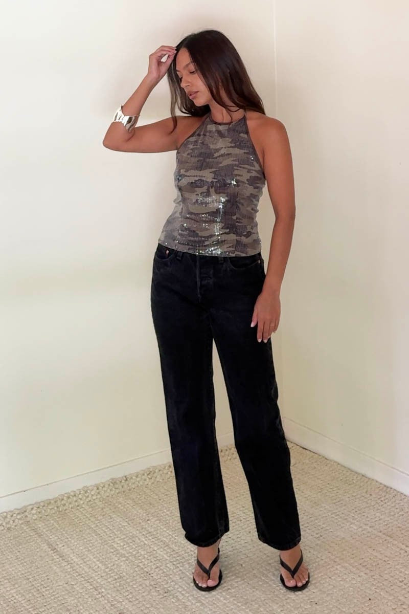 Dancing in Disguise Halter Top