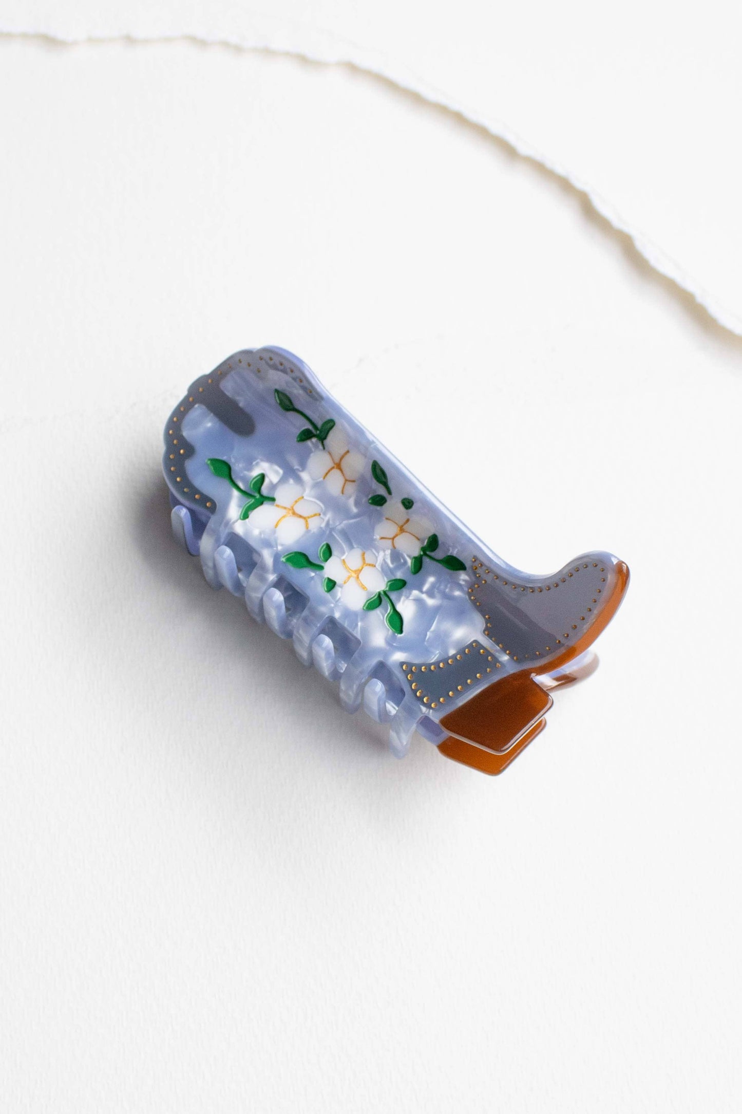 Magnolia Blossoms Cowboy Boot Clip