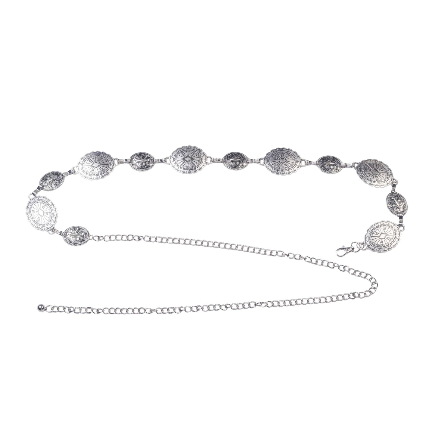 Silver Mix Concho Belt