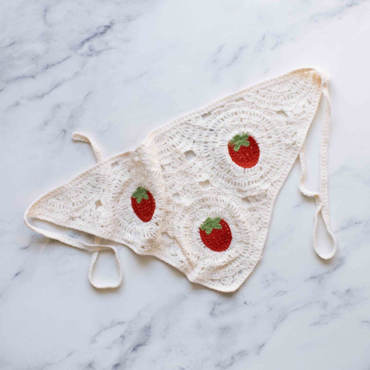 Crochet Triangle Headscarf