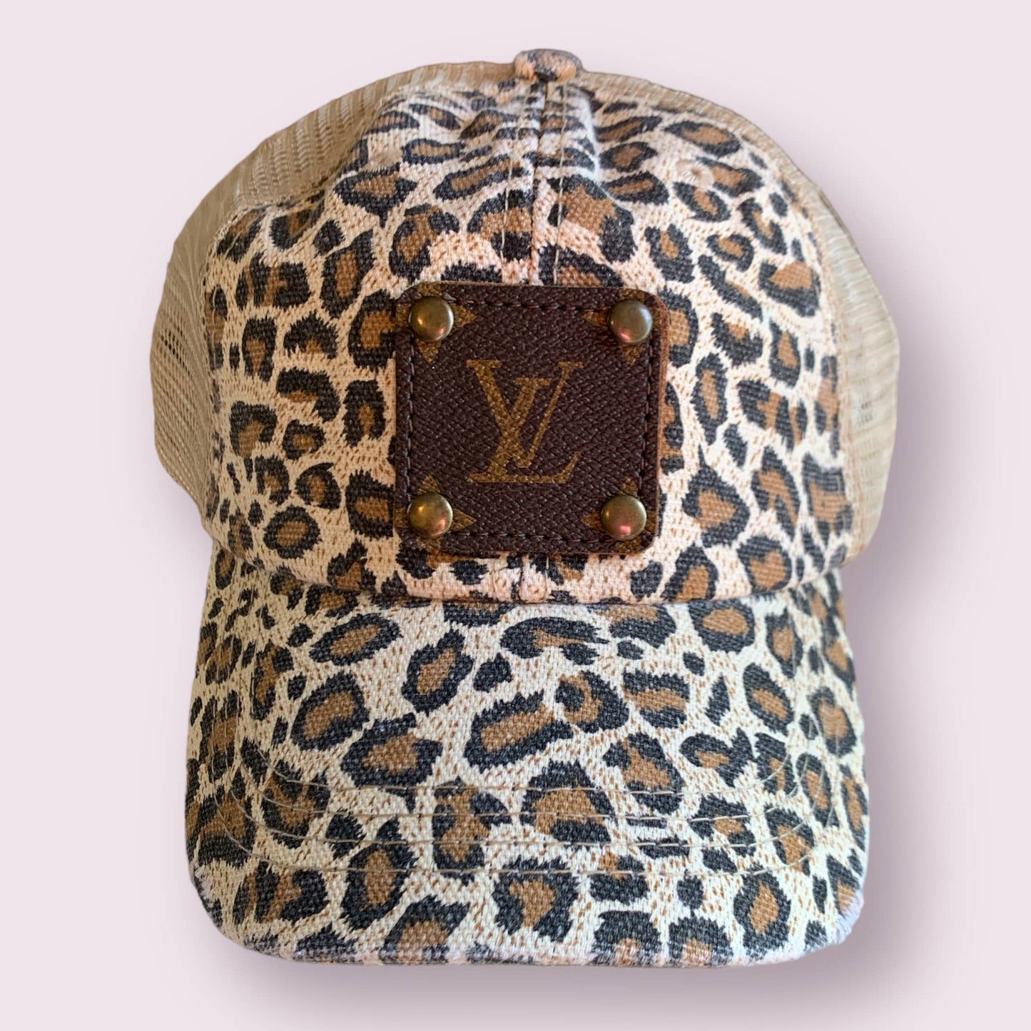 LV Leopard Upcycled Cap