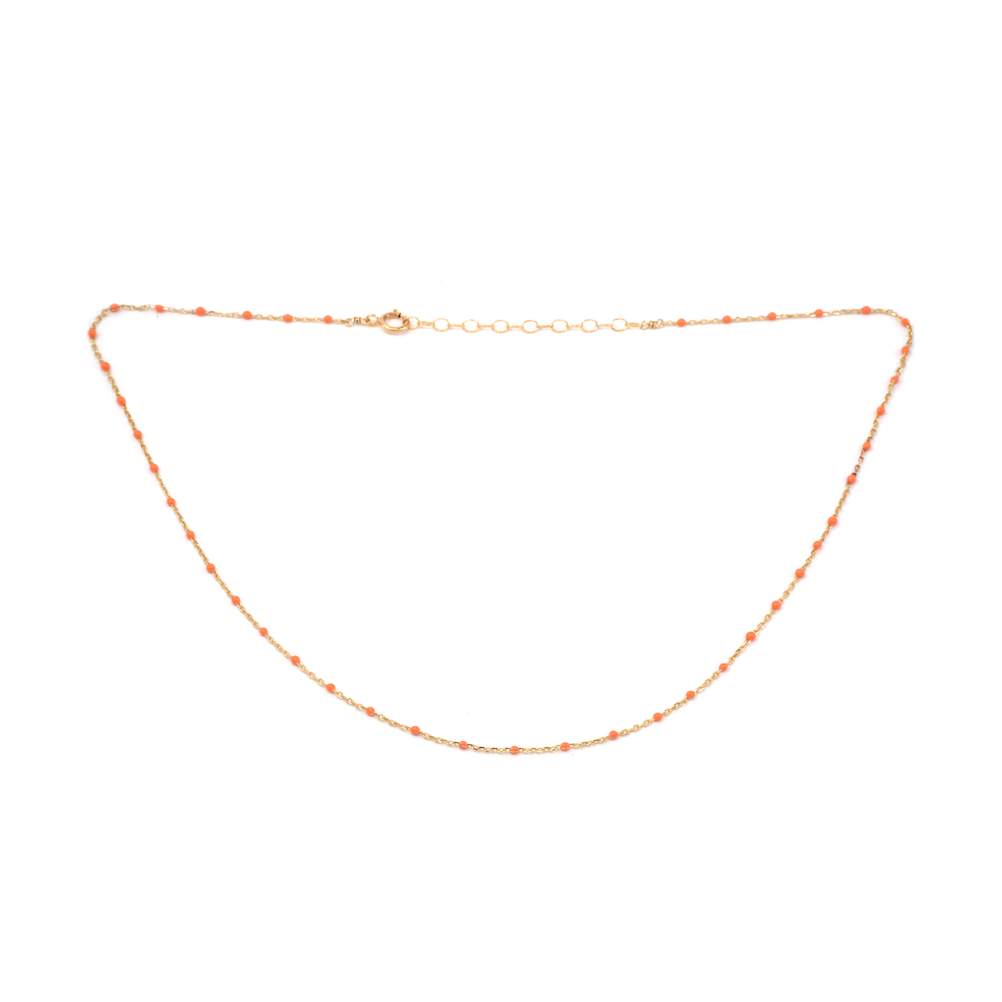 Enamel & Gold Necklace