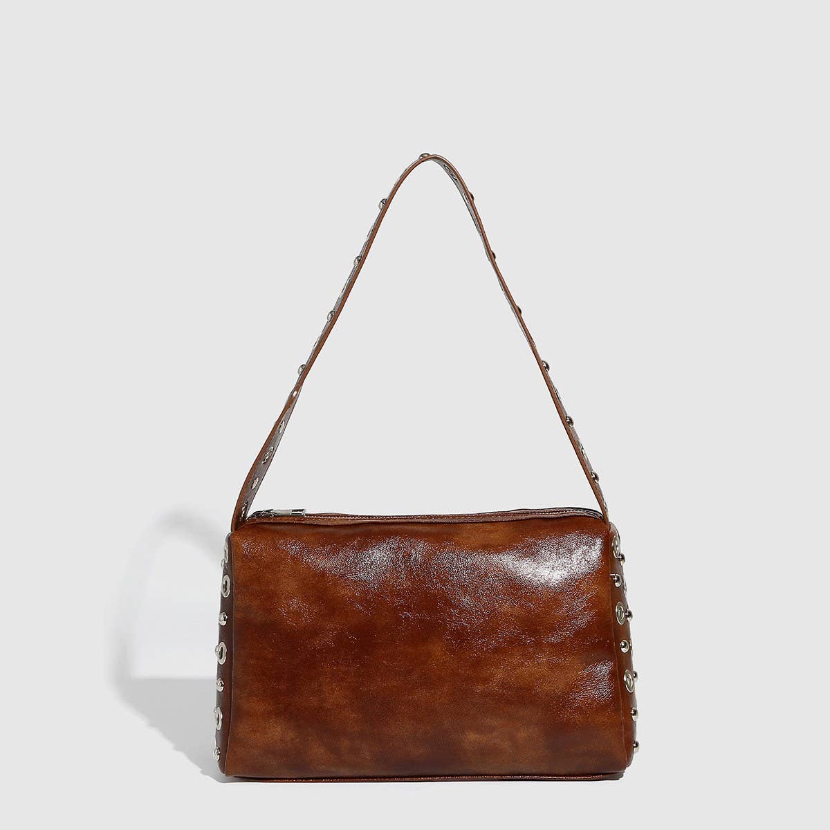 Zeba Eyelet Shoulder Bag