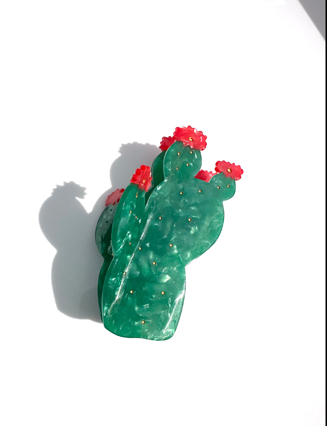 Prickly Pear Cactus Hair Clip
