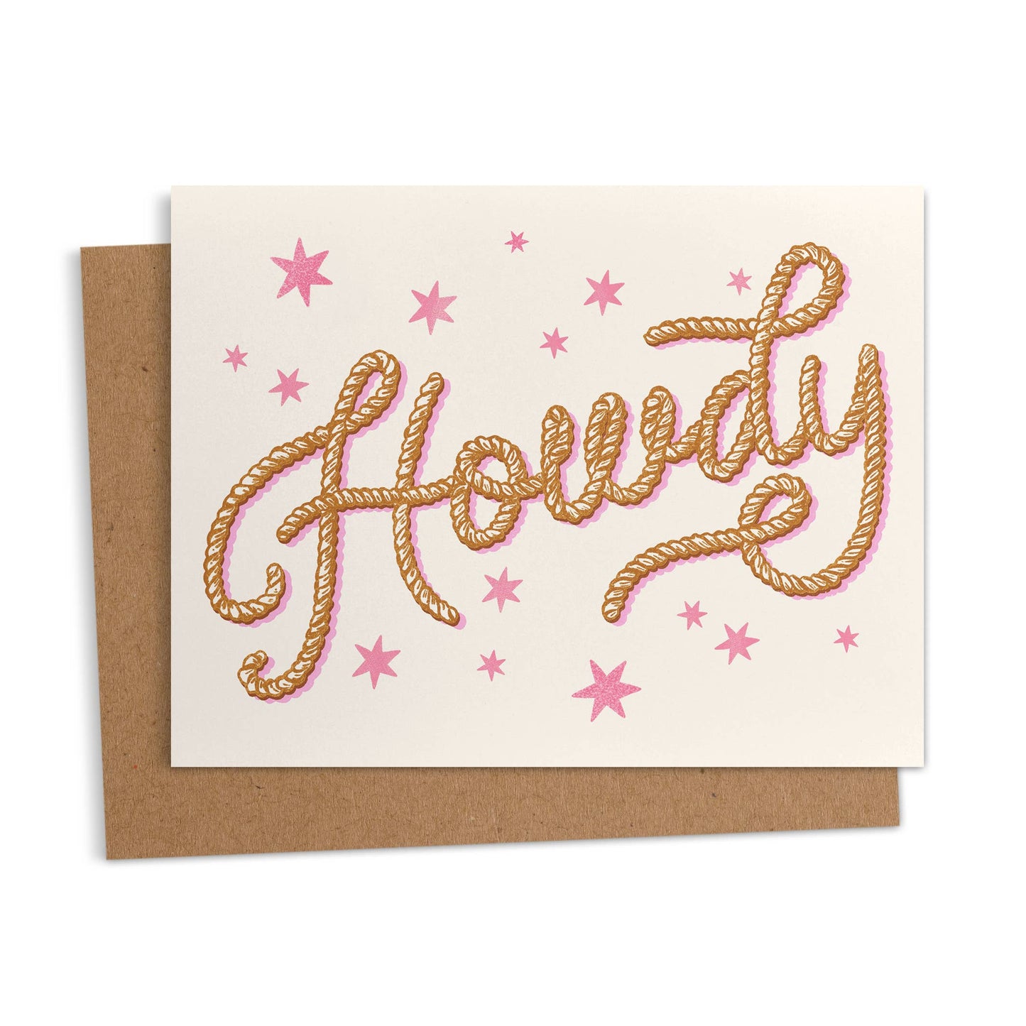 Howdy - Cowgirl Greeting Card