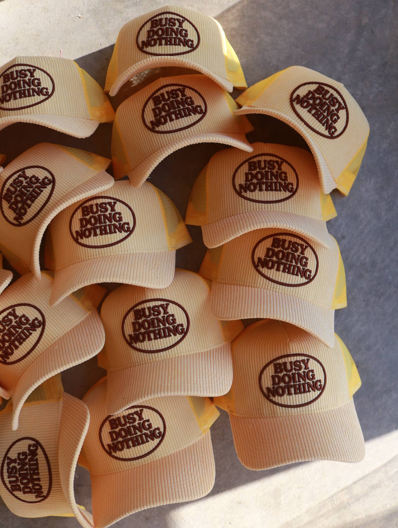 Busy Doing Nothing | Corduroy Trucker Tat