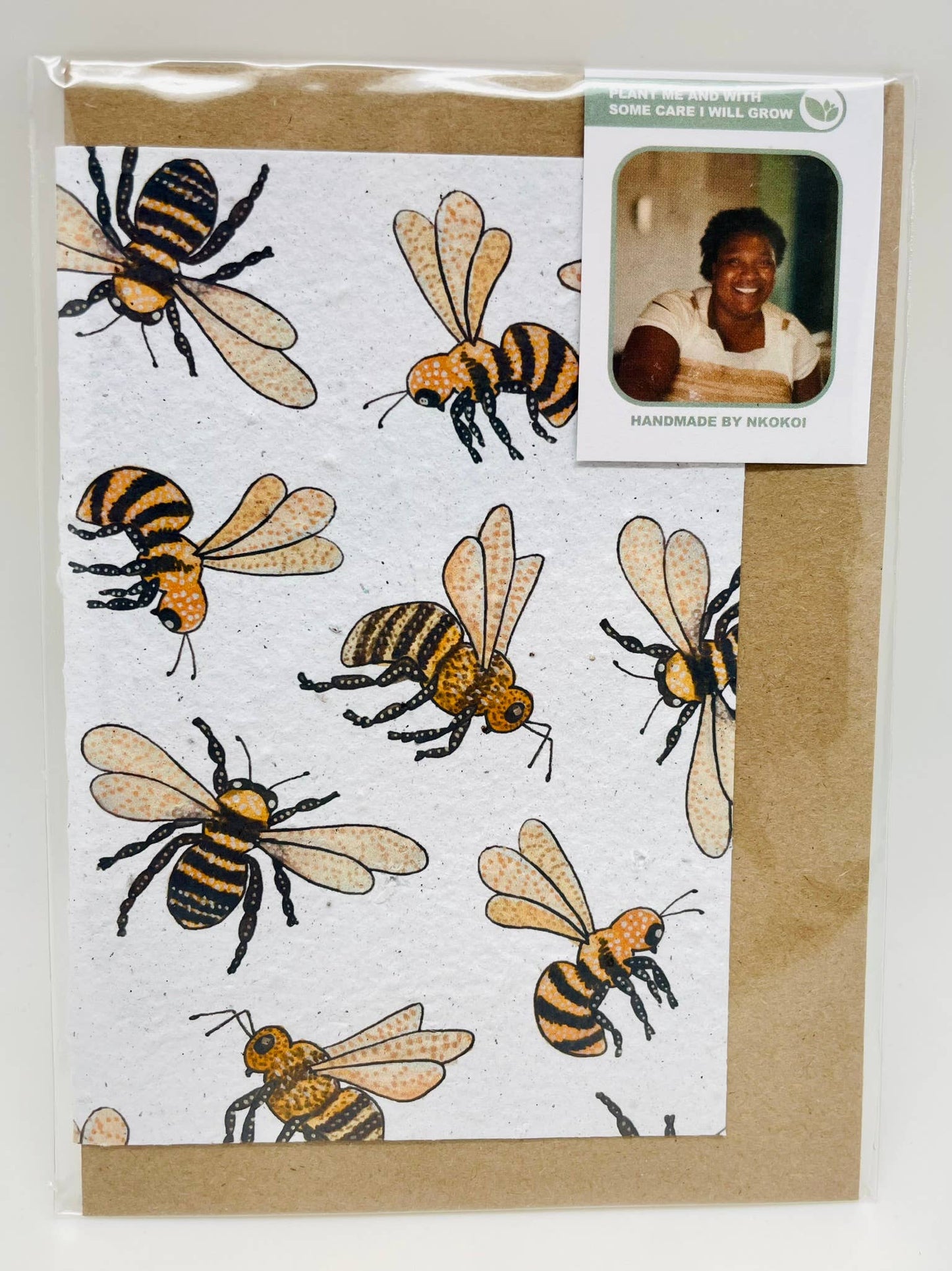 Pollinators | Growing Paper Greeting Card