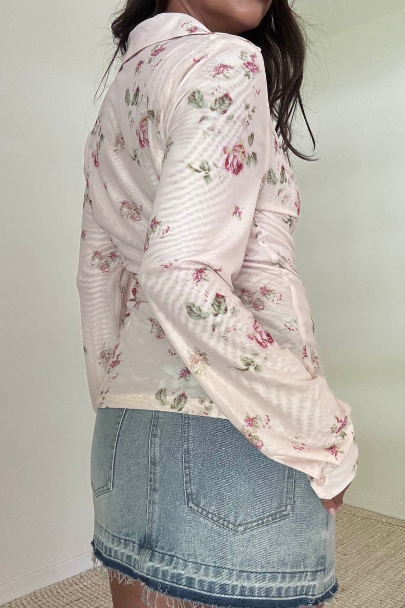 Flor Button Up