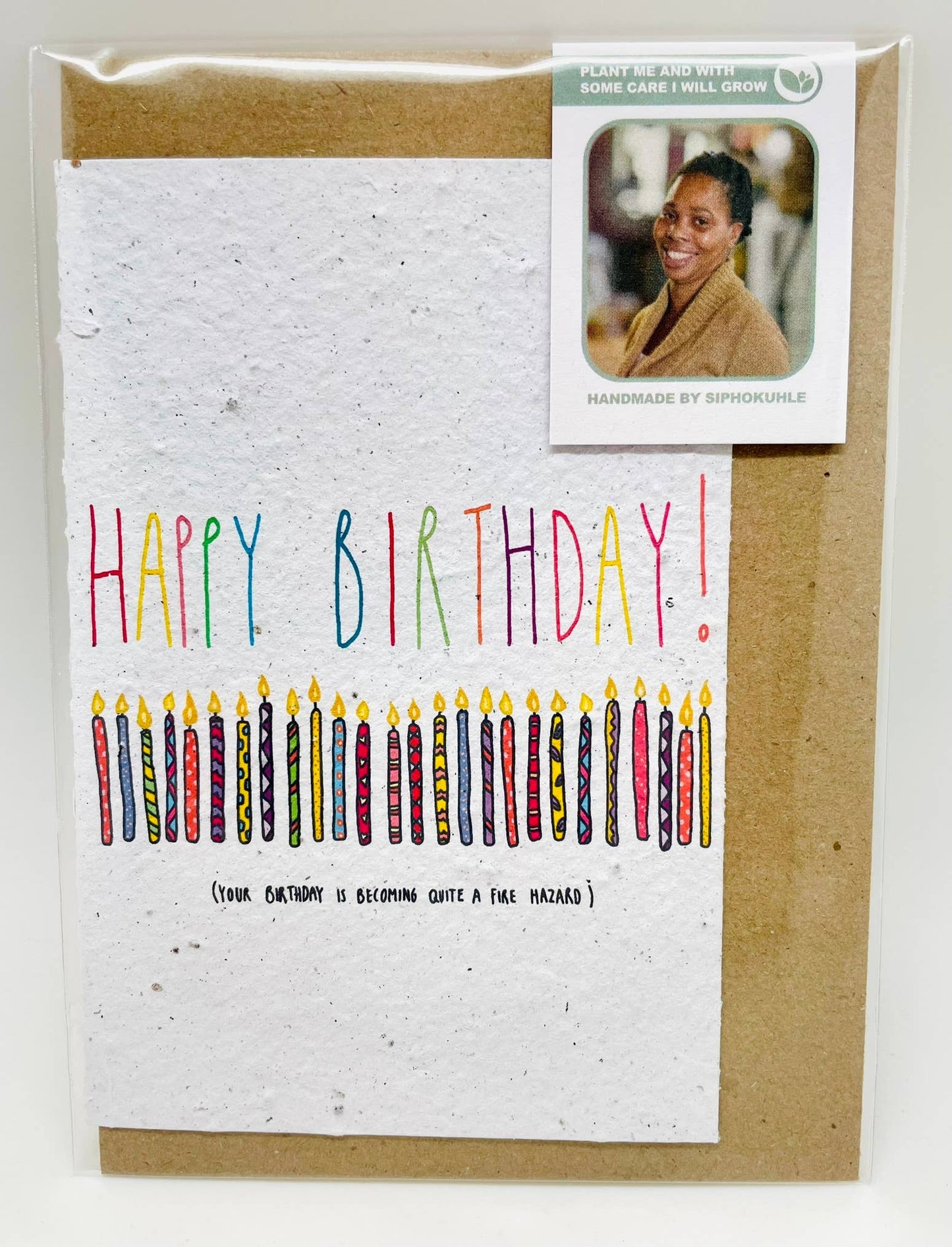 Birthday Fire Hazard | Growing Paper Greeting Card