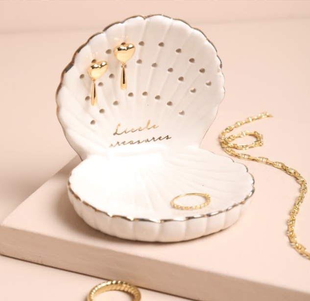 Oyster Treasures Jewelry Dish
