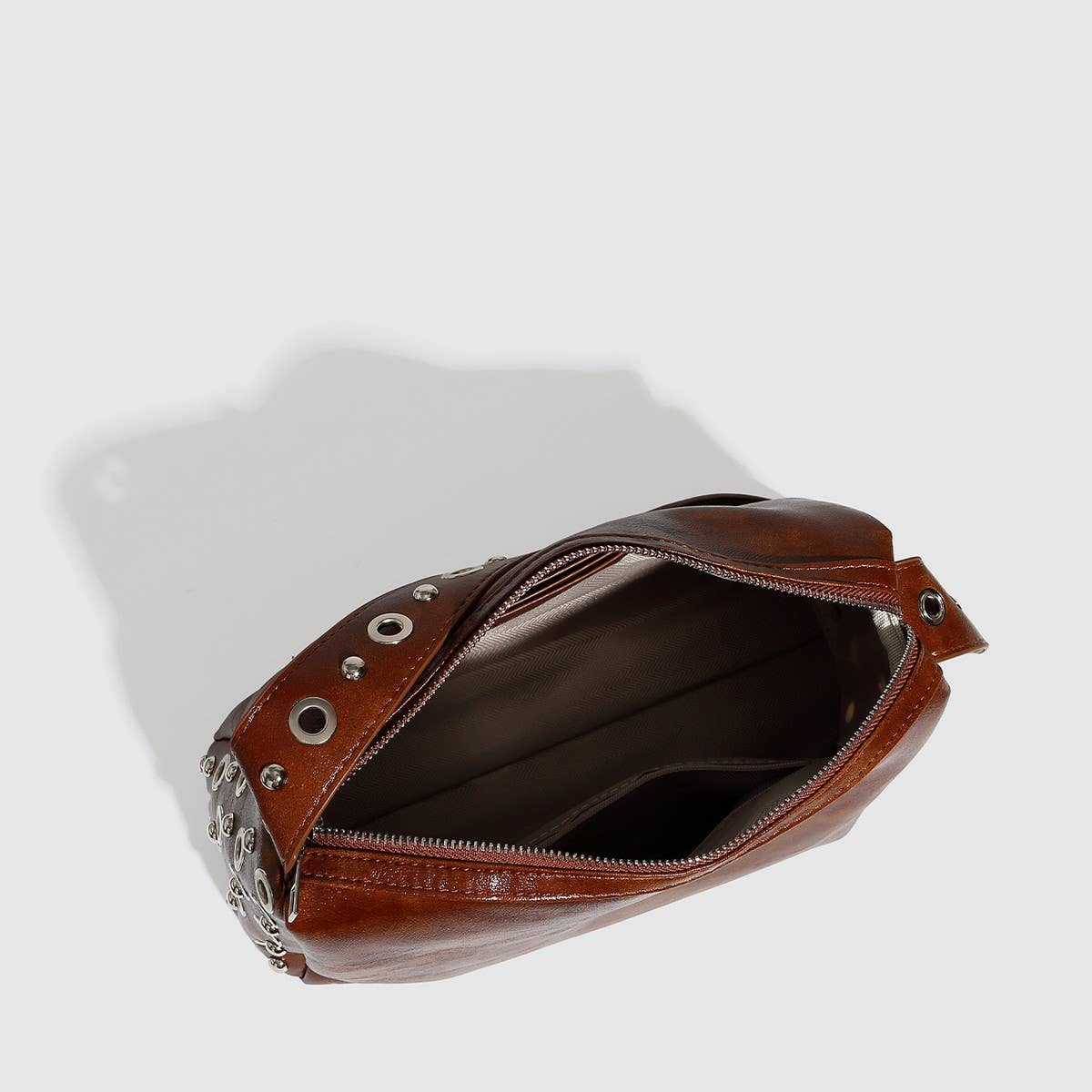 Zeba Eyelet Shoulder Bag
