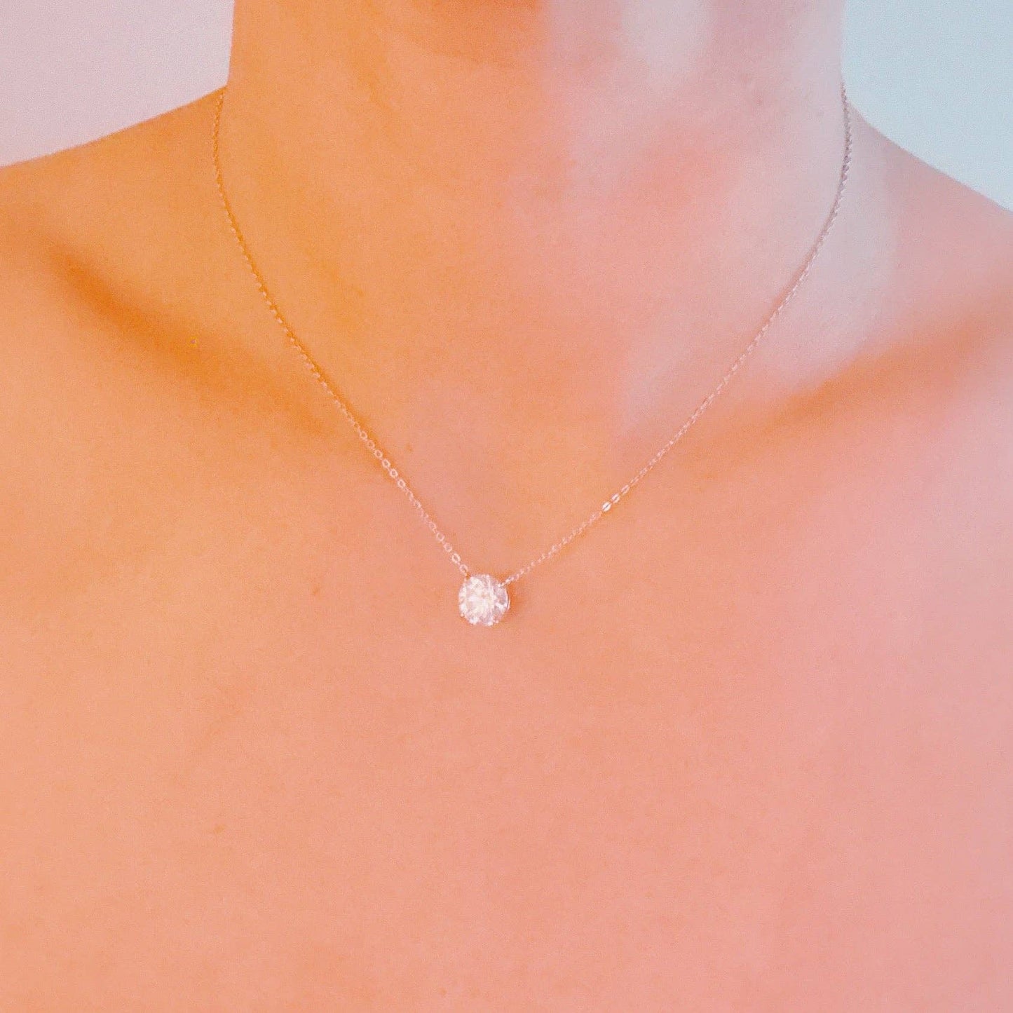 Brilliant Sparkle Moissanite Necklace