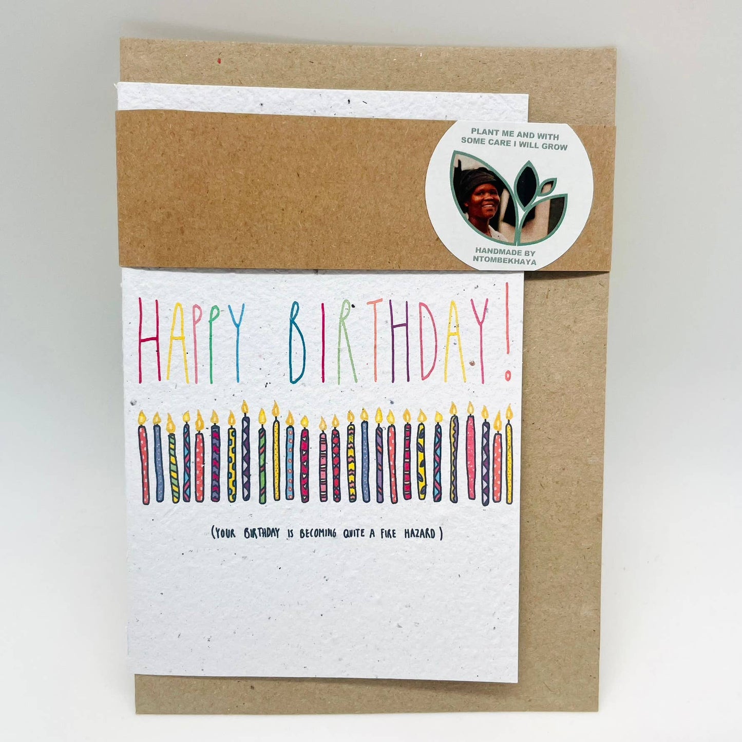 Birthday Fire Hazard | Growing Paper Greeting Card