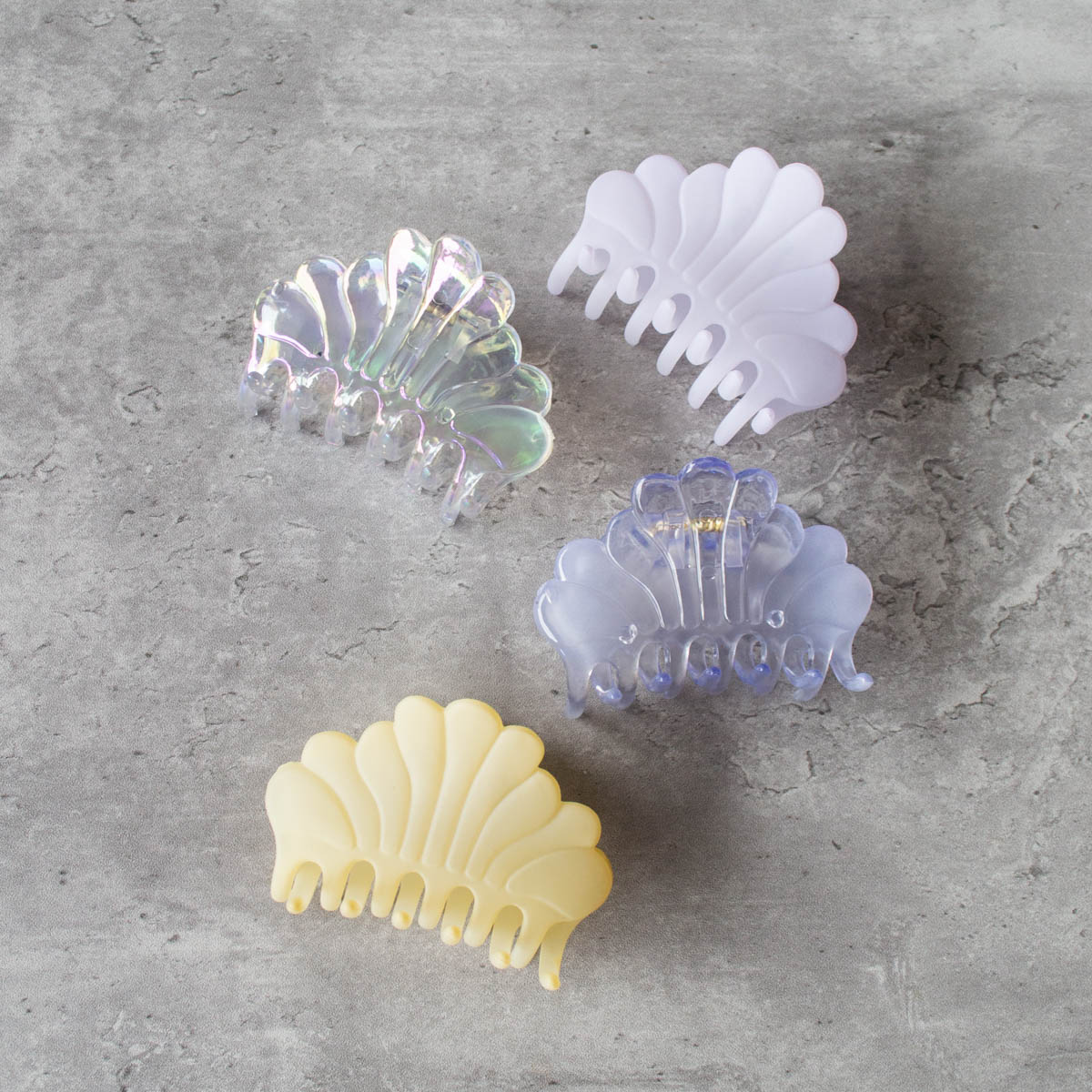 Aura Seashell Hair Clip Set