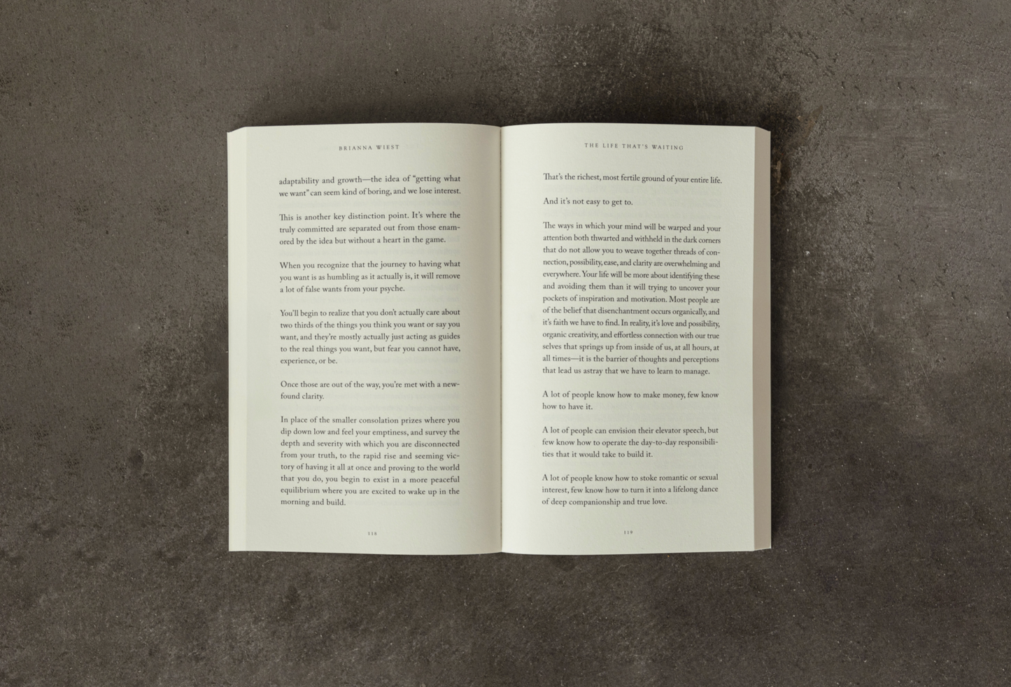 The Life That's Waiting - book