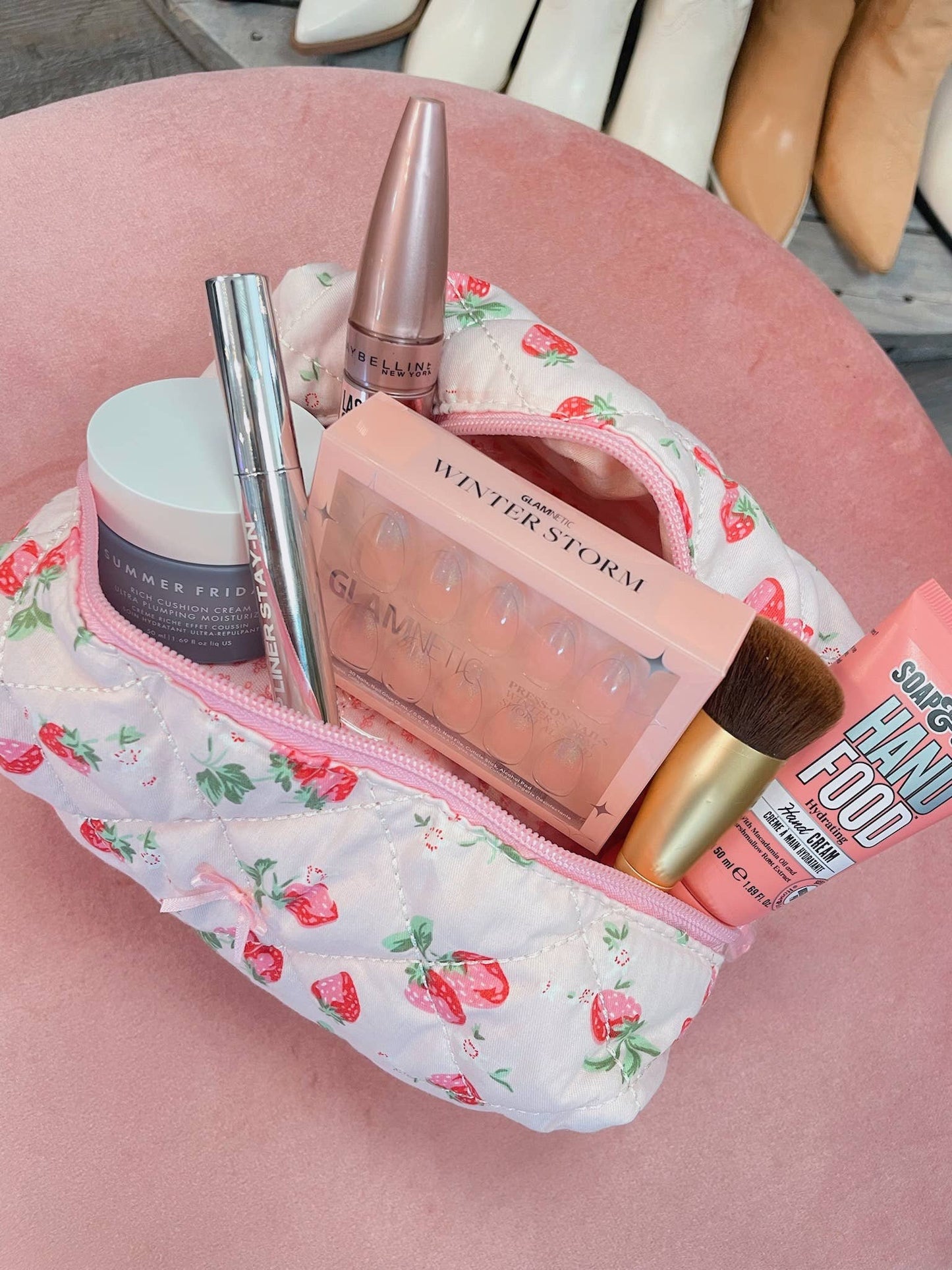 Niña Fresa Makeup Bag