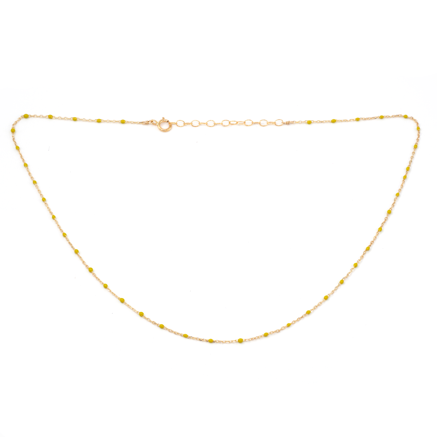 Enamel & Gold Necklace