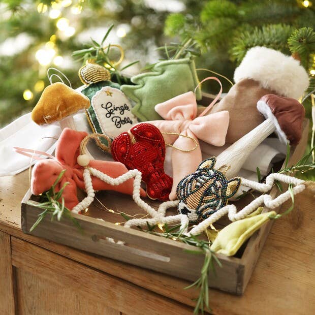 Mini Velvet Stocking Ornament