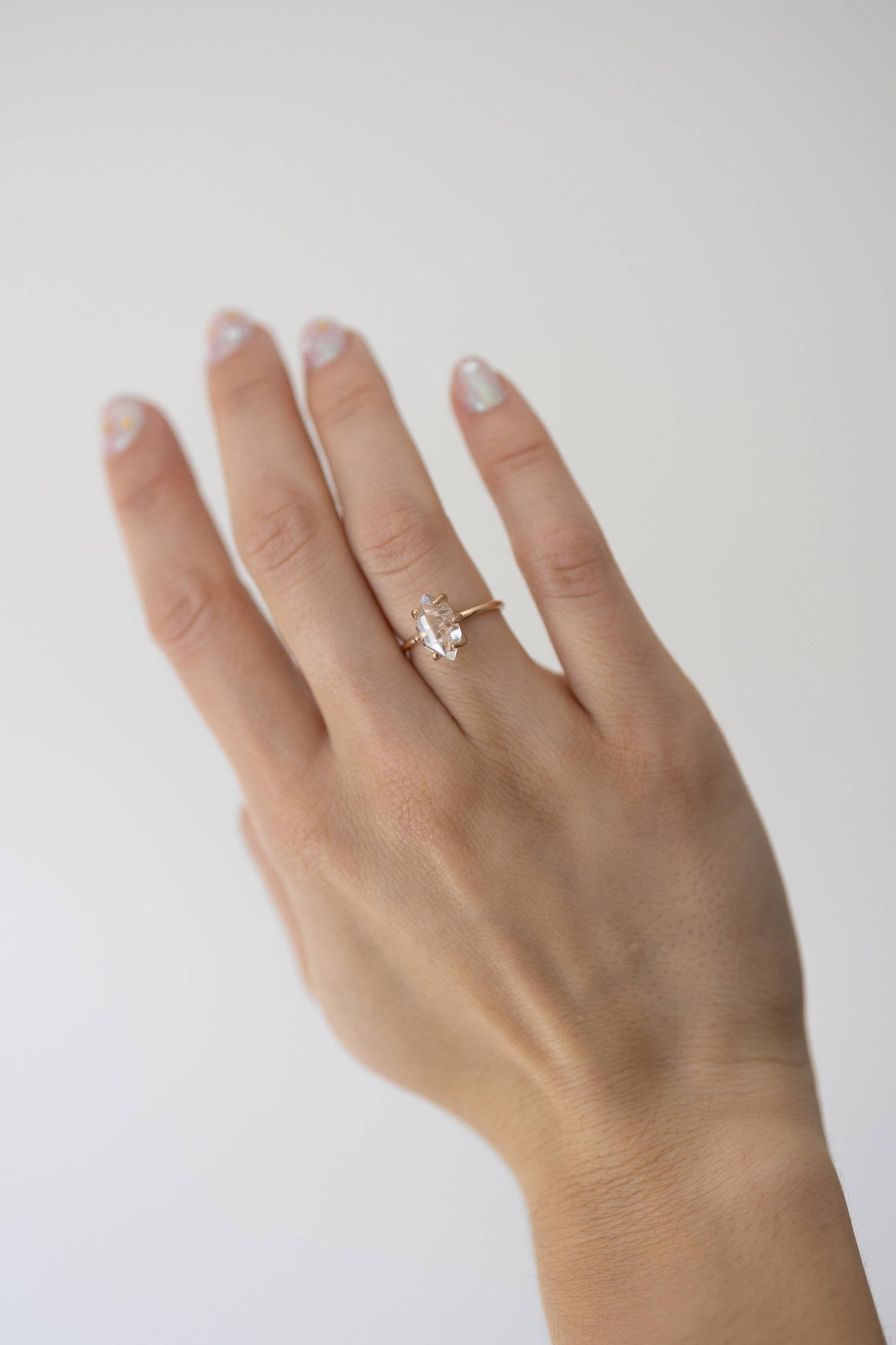 Heiress Herkimer Diamond Ring