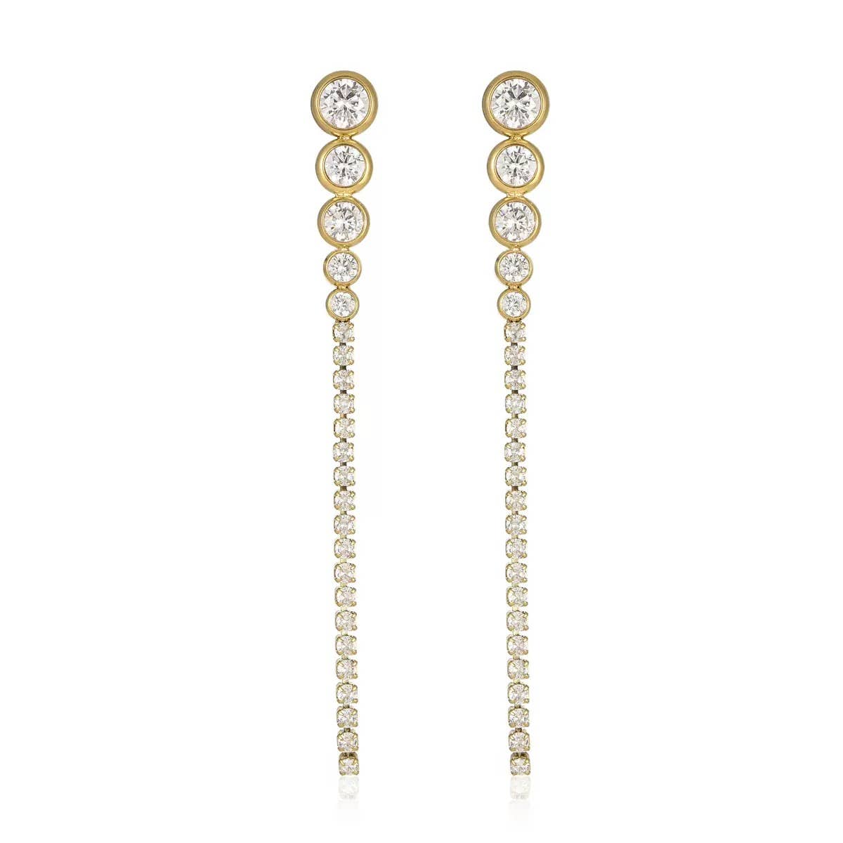 Izra CZ Drop Earrings