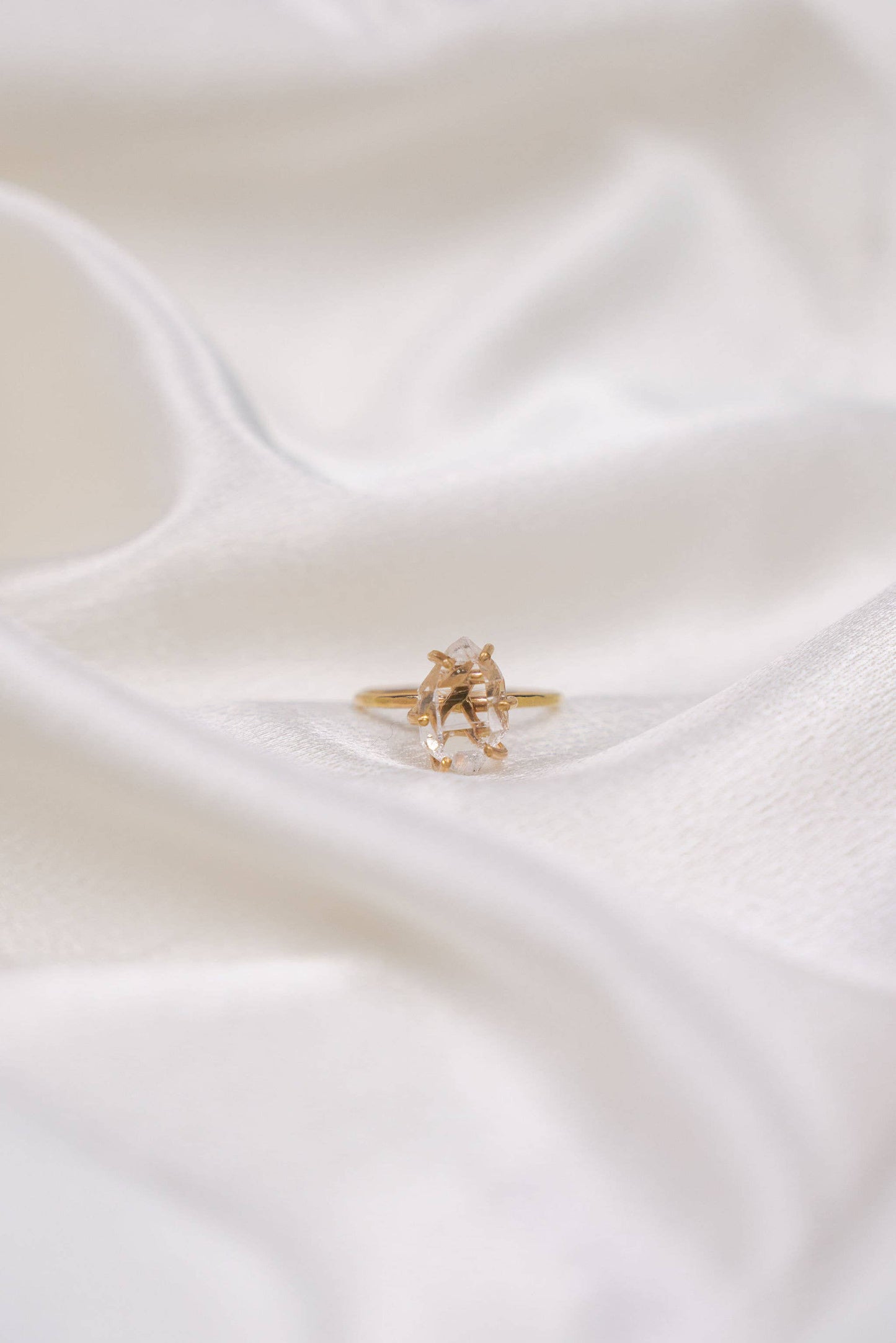 Heiress Herkimer Diamond Ring