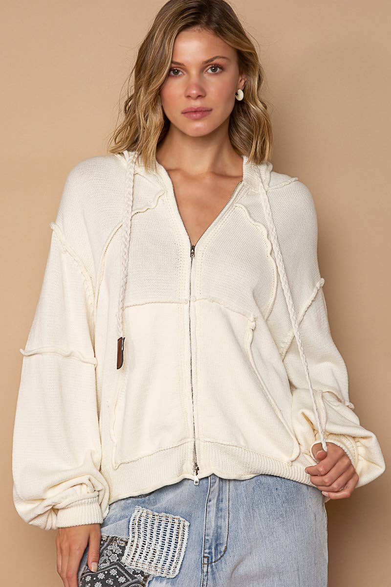 Keylin Knit Zip Hoodie