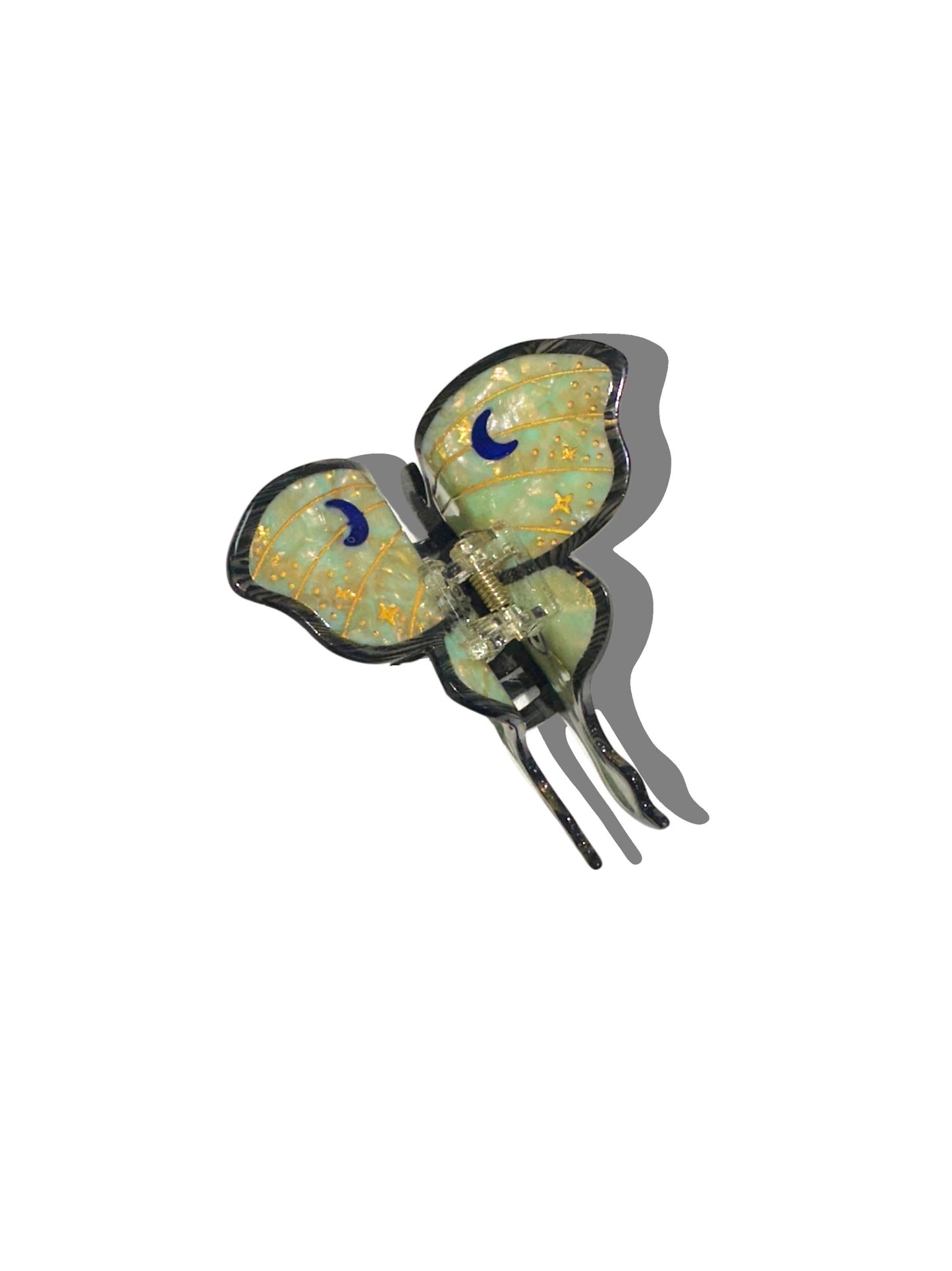 Luna Moth Claw Hair Clip