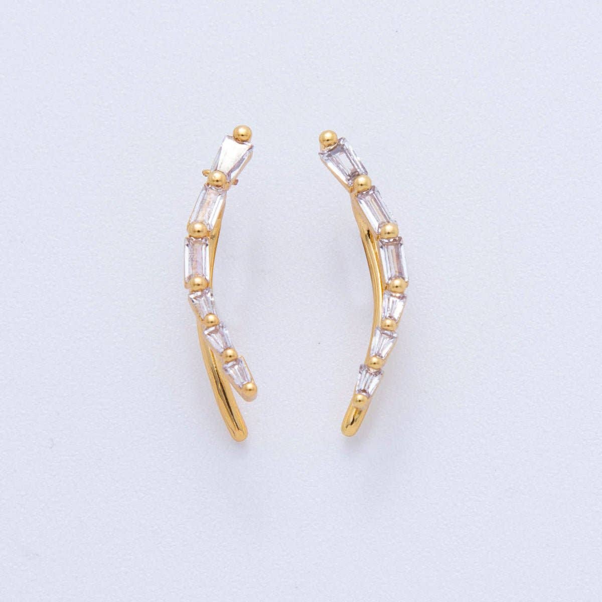 Kascade Climber Earrings | CZ